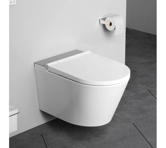 AM.PM Inspire подвесной унитаз с интегрированным электронным биде, изображение 2