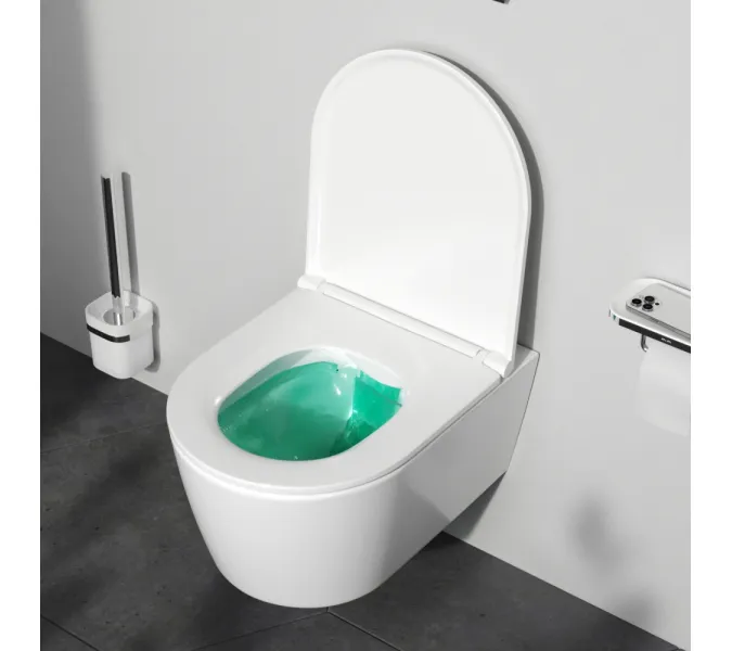 Унитаз подвесной AM.PM Func безободковый с сиденьем микролифт, белый, изображение 3