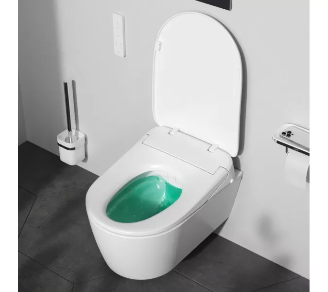 AM.PM  Func подвесной унитаз FlashClean c эл крышкой-биде со скрытой подводкой, изображение 4