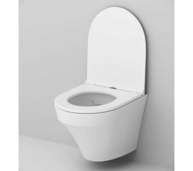 Унитаз подвесной безободковый с инсталляцией AM.PM Inspire IS450A38.501700 сиденьем микролифт, черной сенс. клавишей, изображение 5