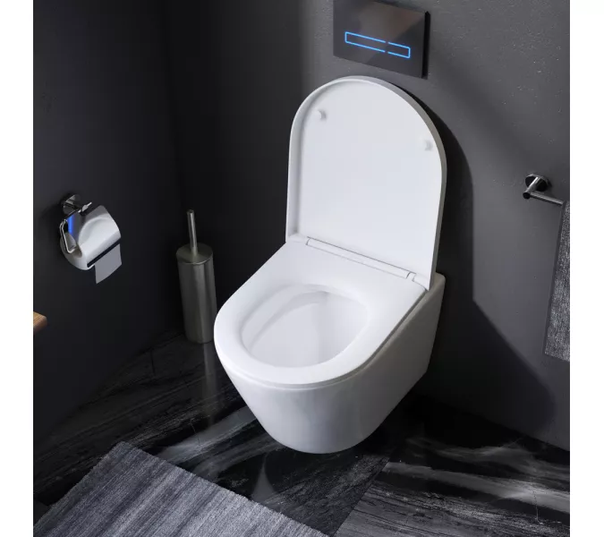 AM.PM Sense подвесной унитаз FlashClean с сиденьем микролифт, изображение 4