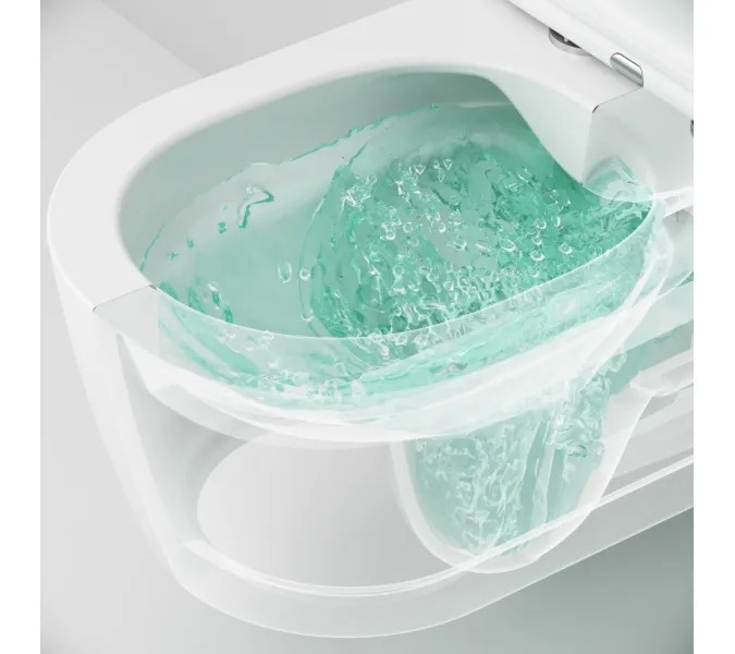 Унитаз подвесной AM.PM Func  безободковый с сиденьем микролифт, изображение 7