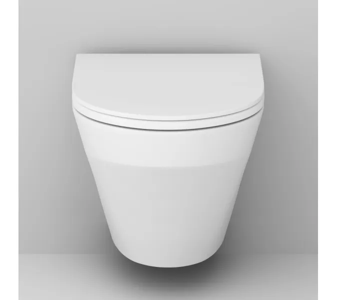 Унитаз подвесной AM.PM Inspire C501700WH безободковый c сид. микролифт, белый, изображение 8