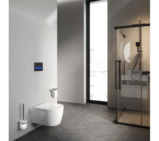 Унитаз подвесной AM.PM Func безободковый с сиденьем микролифт, белый, изображение 4