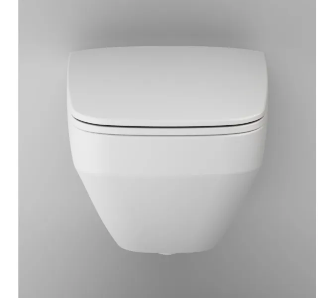 Унитаз подвесной AM.PM Inspire 2.0  безободковый с сиденьем микролифт, белый матовый, изображение 4