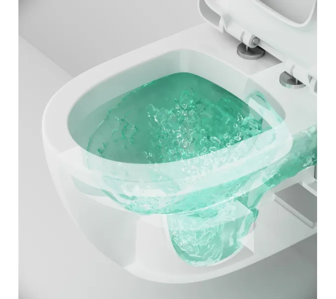 Унитаз подвесной AM.PM Awe C111738WH c сиденьем микролифт, белый, изображение 8