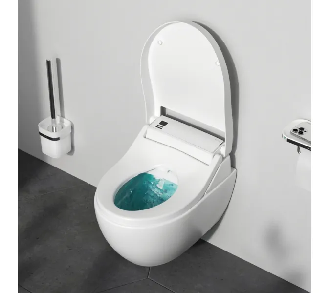 AM.PM Awe подвесной унитаз с электронной крышкой биде Clean Care, изображение 4