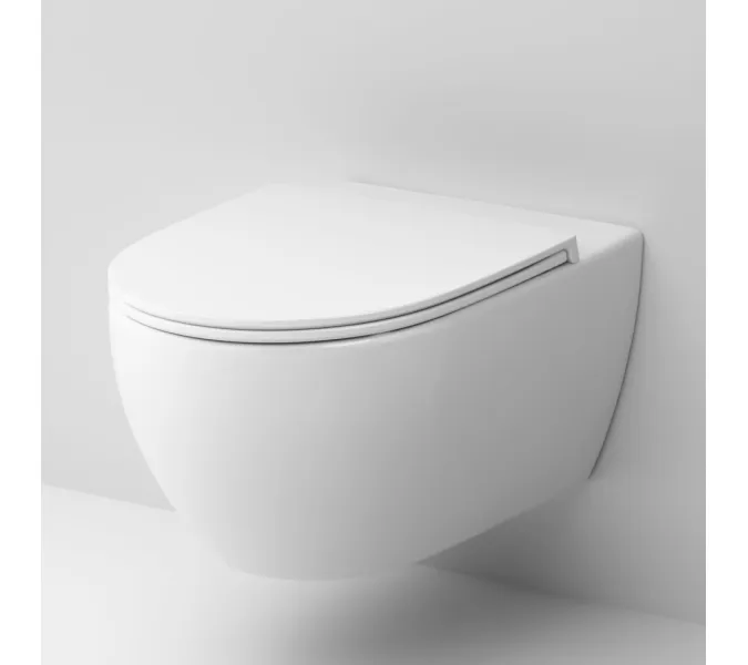 Унитаз подвесной AM.PM Awe C111700WH безободковый c сиденьем микролифт, белый, изображение 5