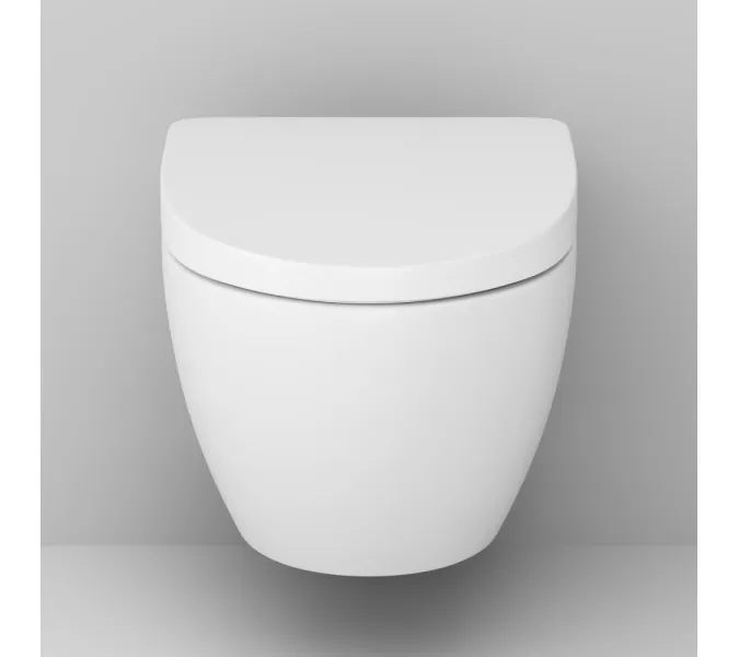 Унитаз подвесной AM.PM Awe C111738WH c сиденьем микролифт, белый, изображение 7