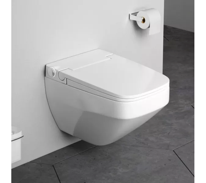 AM.PM  Inspire V2.0 подвесной унитаз с интегрированным электронным биде TouchReel, изображение 2
