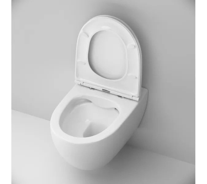 Унитаз подвесной AM.PM Awe C111700WH безободковый c сиденьем микролифт, белый, изображение 6