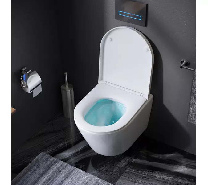 AM.PM Sense подвесной унитаз FlashClean с сиденьем микролифт, изображение 3