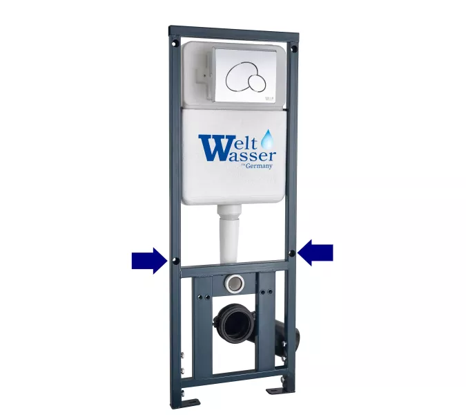 Инсталляция для унитаза WeltWasser  MARBERG 410 RD без кнопки