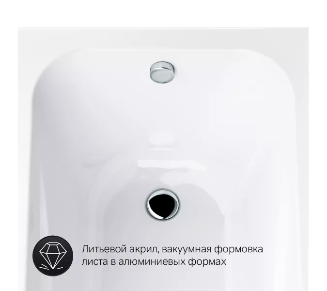 AM.PM Sense New, ванна акриловая А0, Выбрать размер: 150x70, изображение 7