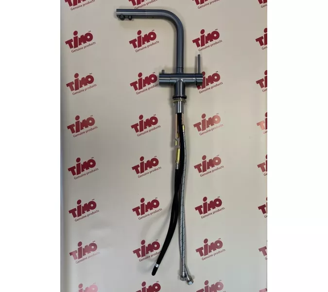 Смеситель для кухни Timo Saona 2356/18FL черное золото с подключением фильтра и выдвижной лейкой, изображение 3