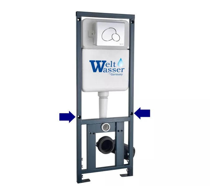 Инсталляция для подвесного унитаза WeltWasser MARBERG 410 без кнопки, изображение 3