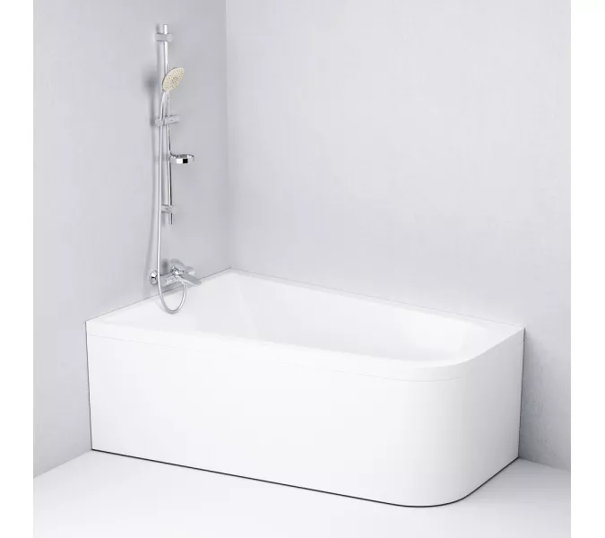 AM.PM Ванна акриловая spirit  ассиметричная 160x100, без слива/перелива, левая, Выбрать размер: 160x100, Ориентация: левая, изображение 4