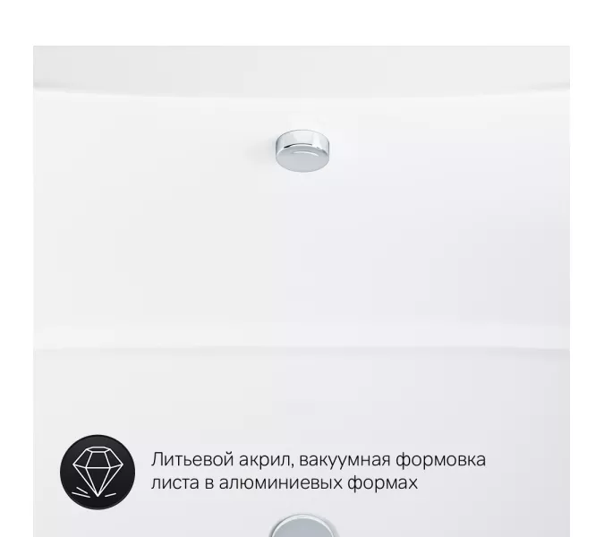 AM.PM Sensation, ванна акриловая A0 180х80, изображение 7