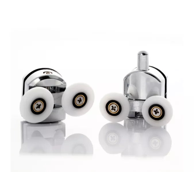 Душевой уголок ABBER Schwarzer Diamant AG30100H-S100-S100 пристенный, Цвет стекла: прозрачное, Цвет профиля: Хром, Монтаж: Пристенный, Выбрать размер: 100х100, изображение 3