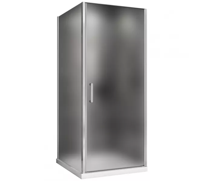 Душевой уголок ABBER Sonnenstrand  матовое/хром , в угол, Цвет стекла: матовое, Цвет профиля: Хром, Выбрать размер: 60х100