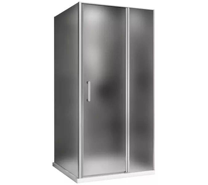 Душевой уголок ABBER Sonnenstrand  матовое/хром , в угол, Цвет стекла: матовое, Цвет профиля: Хром, Выбрать размер: 100х70