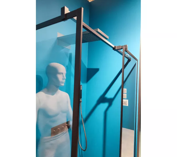 Душевой уголок ABBER Immer Offen AG67128B/AG67129B, Выбрать размер: 120х80, изображение 5