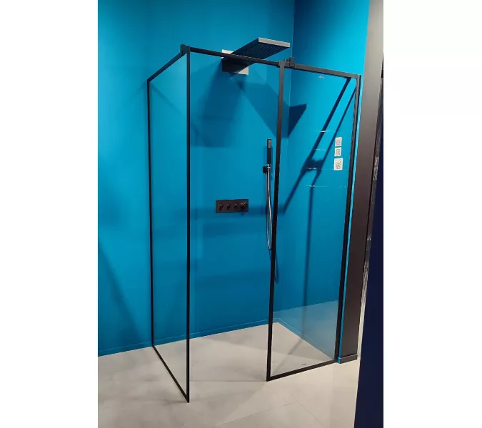 Душевой уголок ABBER Immer Offen AG67128B/AG67129B, Выбрать размер: 120х80, изображение 4