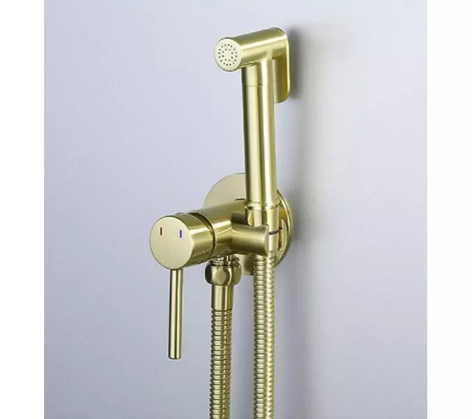 Душ гигиенический ACWEN 82003BG матовое золото, Выбрать цвет: Золото матовое, изображение 3