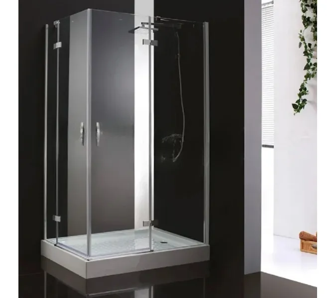 Душевой уголок CEZARES BERGAMO-W-A-2-C-Cr, Цвет профиля: Хром, Выбрать размер: 100х100