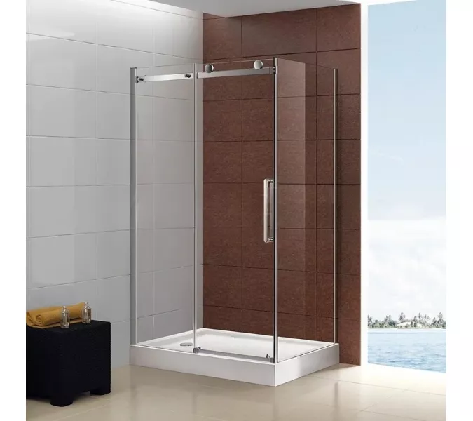 Душевой уголок CEZARES STYLUS-O-M-AH-1-C-Cr, Цвет профиля: Хром, Выбрать размер: 120х100