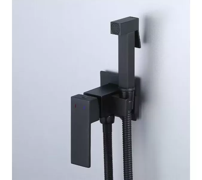 Душ гигиенический ACWEN 82216B черный матовый, Выбрать цвет:  черный матовый, изображение 5