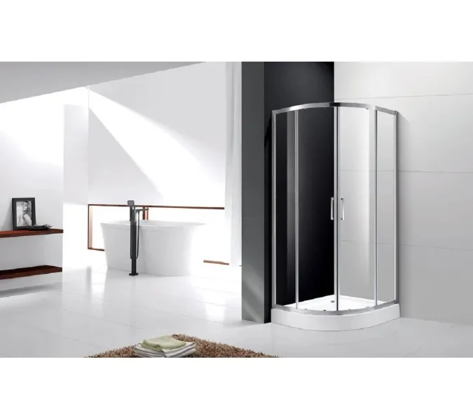 Душевой уголок CEZARES MOLVENO-R-2-C-Cr-IV, Цвет стекла: прозрачное, Цвет профиля: Хром, Выбрать размер: 100х100, изображение 2