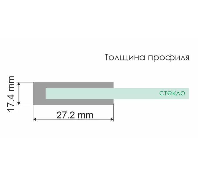 Душевая перегородка WasserKRAFT Glan, Цвет профиля: Черный, Выбрать размер: 90, изображение 4
