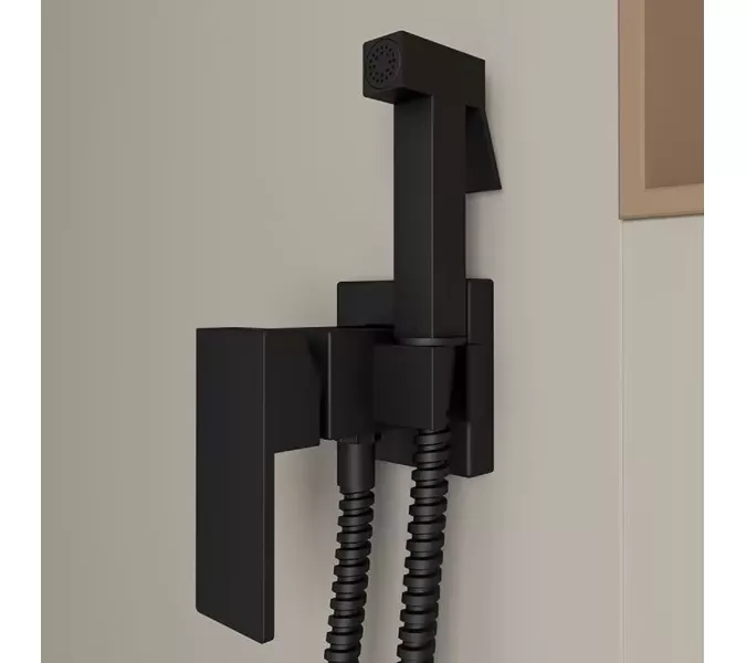 Душ гигиенический ACWEN 82216B черный матовый, Выбрать цвет:  черный матовый, изображение 8