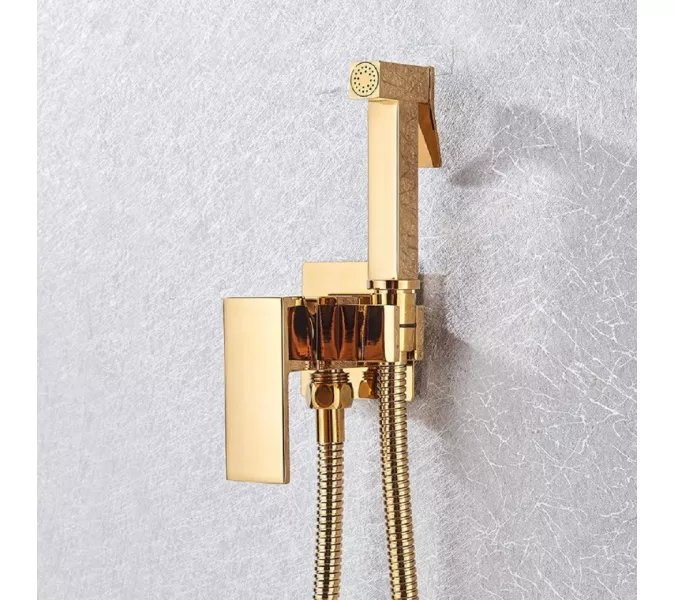 Душ гигиенический  ACWEN 82216G золото, Выбрать цвет: Золото, изображение 11