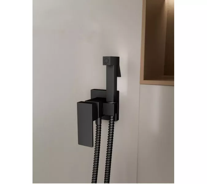 Душ гигиенический ACWEN 82216B черный матовый, Выбрать цвет:  черный матовый, изображение 9