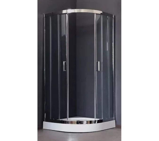 Душевой уголок Royal Bath RB HKD RB HK четверть круга, Высота поддона: Низкий, Цвет профиля (вариация): Хром, Выбрать размер: 90x90, Цвет стекла: прозрачное
