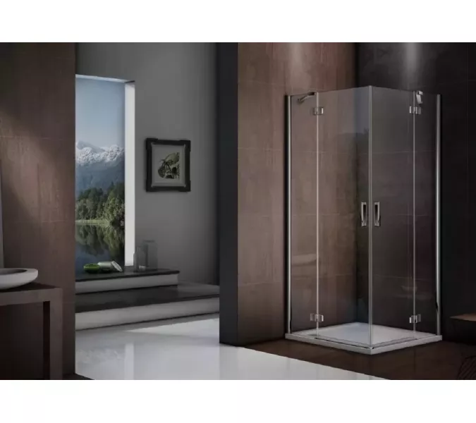 Душевой уголок Good Door Saturn CR-C-CH без поддона, Выбрать размер: 90x90, Цвет стекла: прозрачное