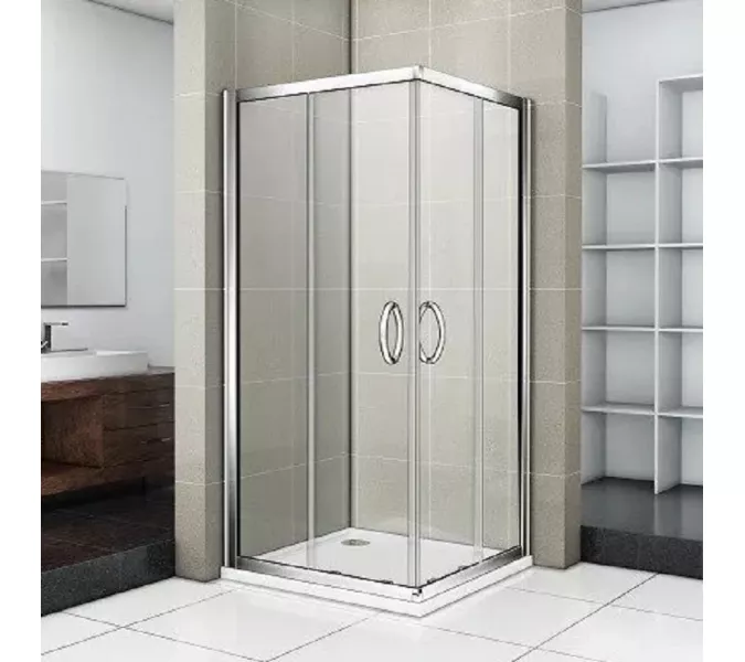 Душевой уголок Good Door Infinity CR без поддона, Выбрать размер: 80x80, Цвет стекла: прозрачное