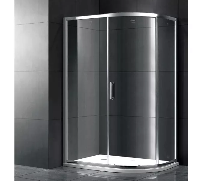 Душевой уголок Gemy Victoria S30181, Цвет стекла: прозрачное, Цвет профиля: Хром, Выбрать размер: 80х120, изображение 2