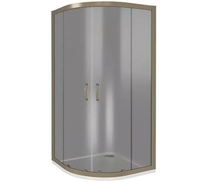Душевые уголки Good Door  JAZZE R-C-BR/-B-BR без поддона, Выбрать размер: 100x100, Цвет стекла: тонированное