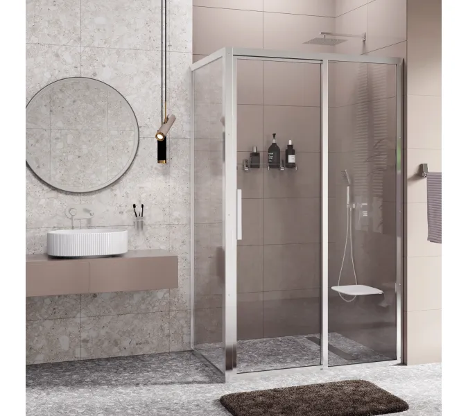 Душевой уголок WasserKRAFT Lopau 32S07R, Цвет стекла: прозрачное, Цвет профиля: Хром, Ориентация: правая, изображение 3