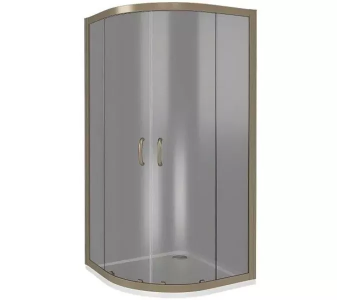 Душевые уголки Good Door  JAZZE R-C-BR/-B-BR без поддона, Выбрать размер: 80x80, Цвет стекла: тонированное