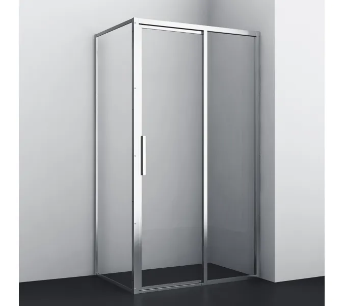 Душевой уголок WasserKRAFT Lopau 32S07R, Цвет стекла: прозрачное, Цвет профиля: Хром, Ориентация: правая, изображение 2
