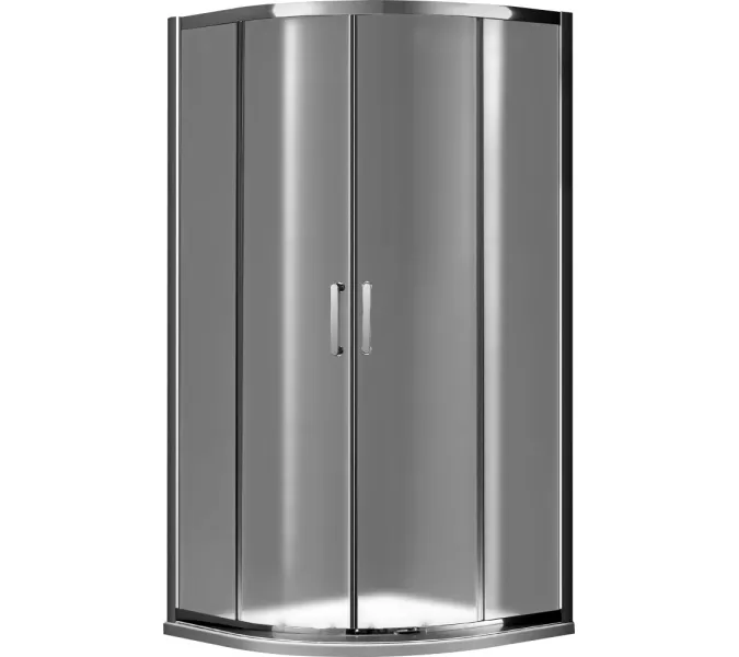 Душевой уголок Gemy Victoria S30062M   матовое стекло, Цвет стекла: матовое, Цвет профиля: Хром, Выбрать размер: 80х80