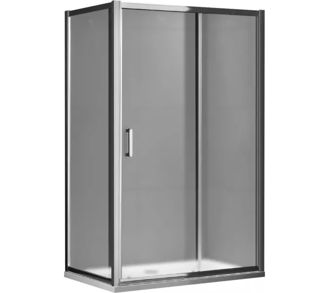 Душевой уголок Gemy Victoria S30191HM-A70M  матовое стекло, Цвет стекла: матовое, Цвет профиля: Хром, Выбрать размер: 70х100