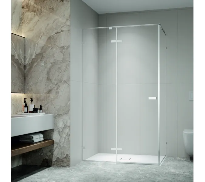 Душевой уголок RGW SV-040  прозрачное/хром, Цвет стекла: прозрачное, Цвет профиля: Хром, Выбрать размер: 1200x1000