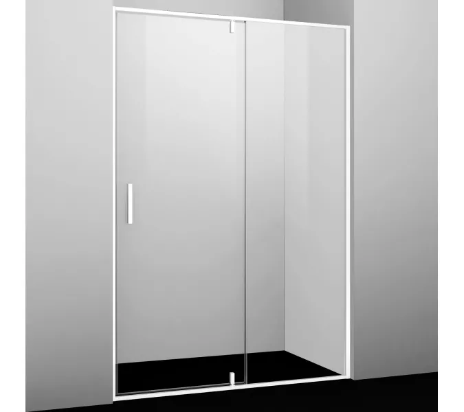 Душевая дверь WasserKRAFT Neime 19P04 прозрачное/белый, Выбрать размер: 90, изображение 2