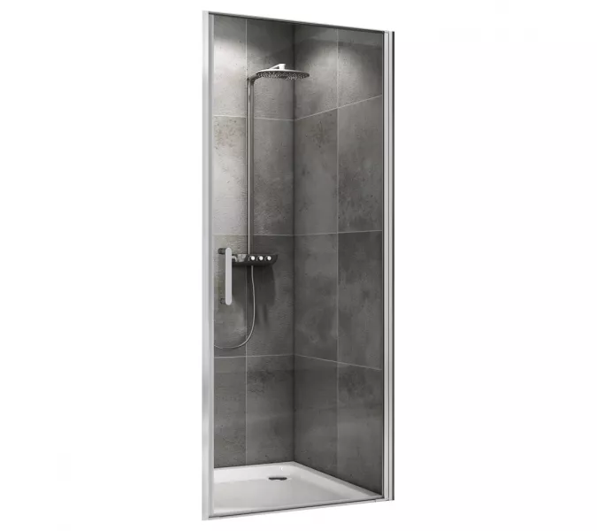 Душевая дверь ABBER Sonnenstrand прозрачное/хром, Цвет стекла: прозрачное, Цвет профиля: Хром, Выбрать размер: 60