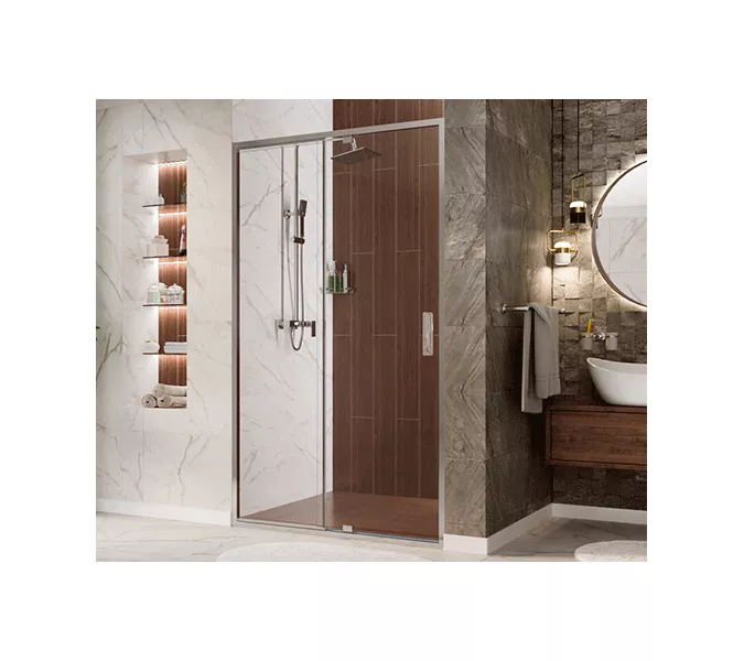 Душевая дверь WasserKRAFT Berkel телескоп. профиль, Выбрать размер: 80, изображение 3